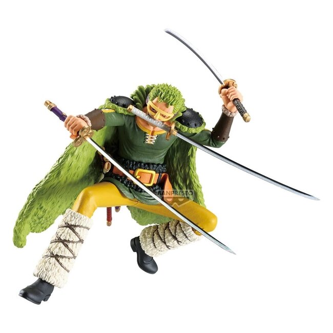One Piece Cross Posing PVC Figure Roronoa Zoro 18 cm