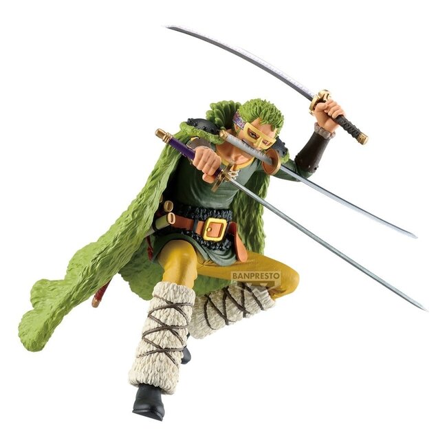One Piece kruisvormige PVC-figuur Roronoa Zoro 18 cm