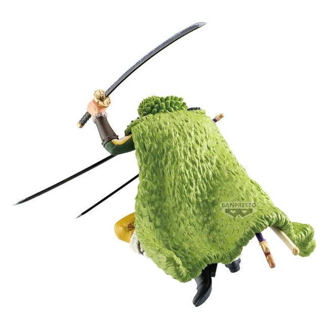 One Piece kruisvormige PVC-figuur Roronoa Zoro 18 cm