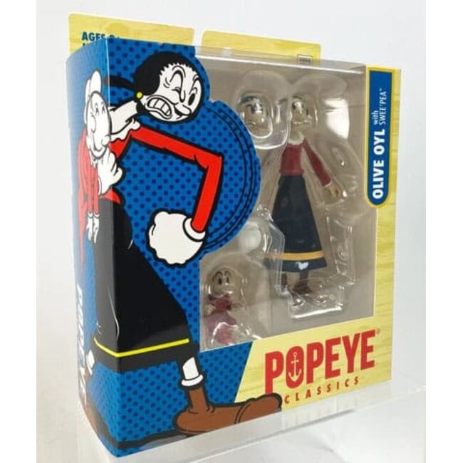 Popeye Action Figure Wave 01 Olive Oyl