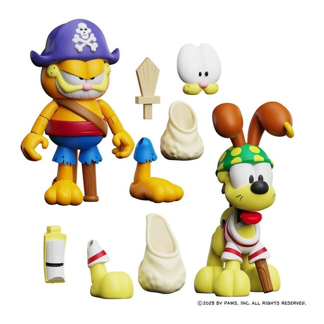 Garfield Actionfiguren 2er-Pack Pirat Garfield und Pirat Odie