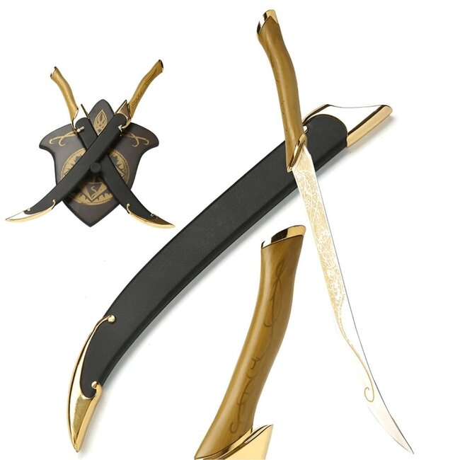 Herr der Ringe Replika 1/1 Legolas Schwertscheide Set 50 cm