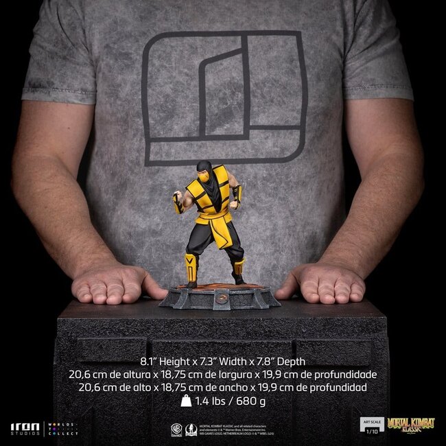 Mortal Kombat Art Scale Statue 1/10 Scorpion (Variante) heo exklusiv 21 cm