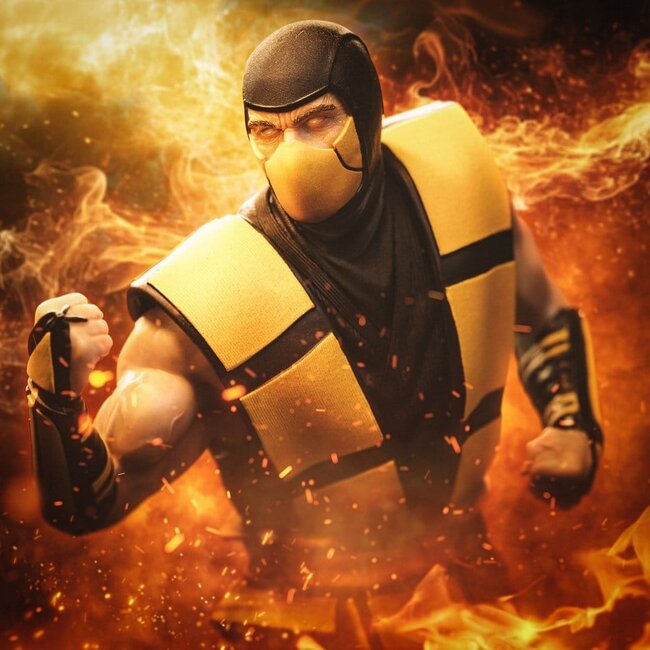 Mortal Kombat Art Scale Statue 1/10 Scorpion (Variante) heo exklusiv 21 cm