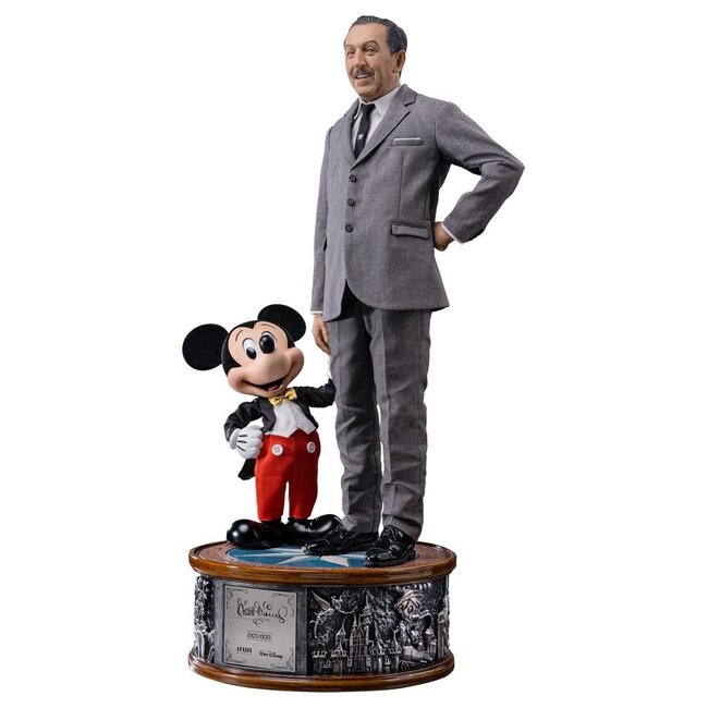 Disney Classics Legacy Replika-Statue 1/4 Walt Disney & Mickey Mouse 59 cm