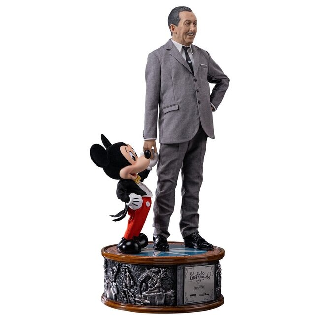 Disney Classics Legacy Replika-Statue 1/4 Walt Disney & Mickey Mouse 59 cm
