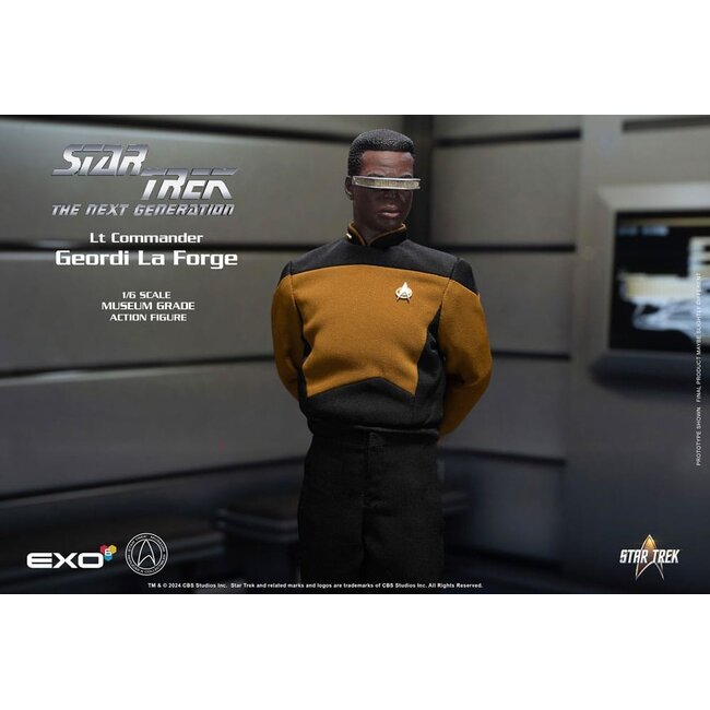 Star Trek: The Next Generation Action Figure 1/6 Lt. Commander Geordi La Forge (Essentials Version) 28 cm