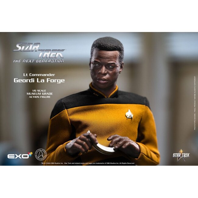 Star Trek: The Next Generation Action Figure 1/6 Lt. Commander Geordi La Forge (Essentials Version) 28 cm