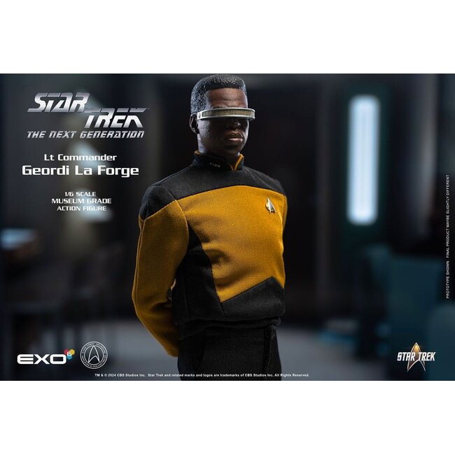 Star Trek: The Next Generation Action Figure 1/6 Lt. Commander Geordi La Forge (Essentials Version) 28 cm