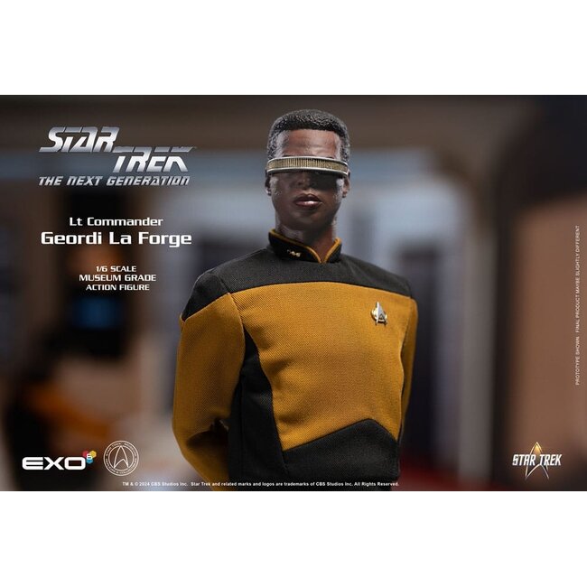 Star Trek: The Next Generation Action Figure 1/6 Lt. Commander Geordi La Forge (Essentials Version) 28 cm