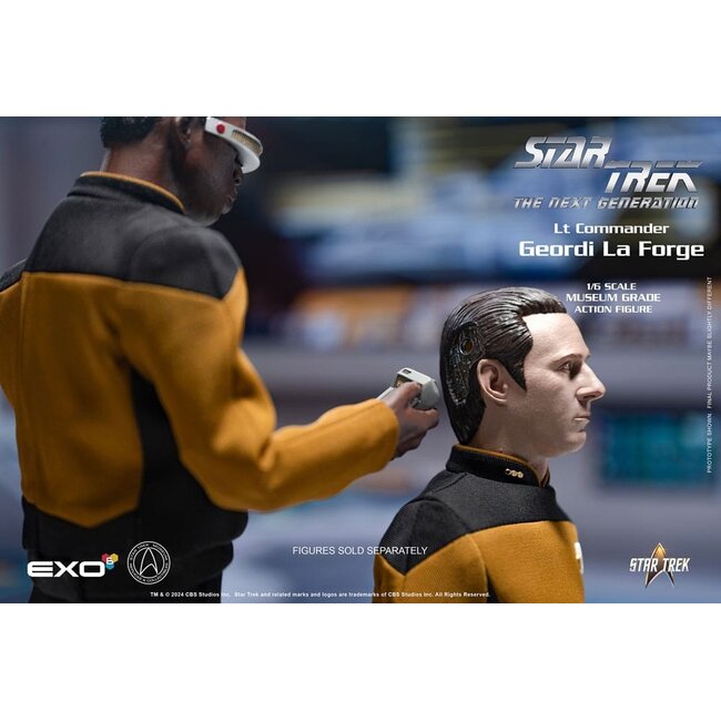 Star Trek: The Next Generation Action Figure 1/6 Lt. Commander Geordi La Forge (Essentials Version) 28 cm
