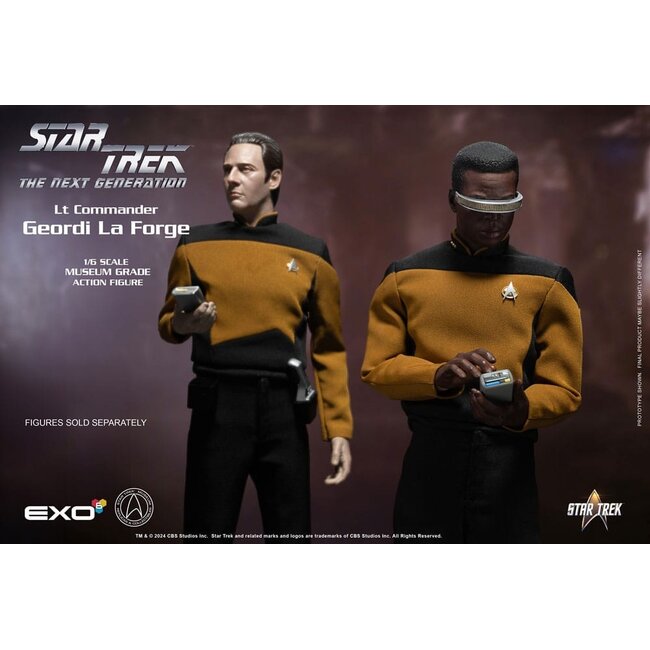 Star Trek: The Next Generation Action Figure 1/6 Lt. Commander Geordi La Forge (Essentials Version) 28 cm