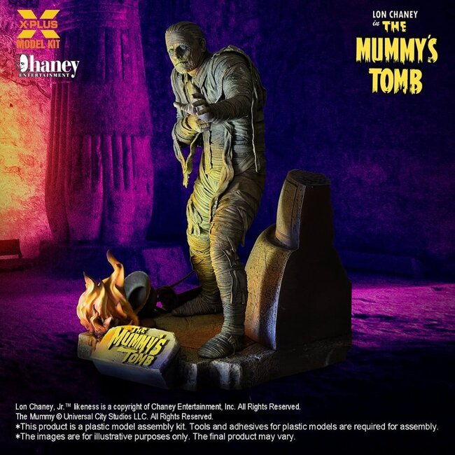 Universal Monsters Plastic Model Kit 1/8 Lon Chaney, Jr. as Mummy (Repro) 23 cm