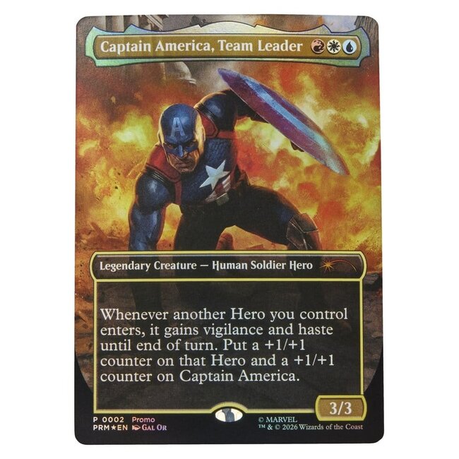 Magic: The Gathering: Marvel Super Heroes Marvel Legends Actionfigur Captain America (Avengers: Twilight) 15 cm