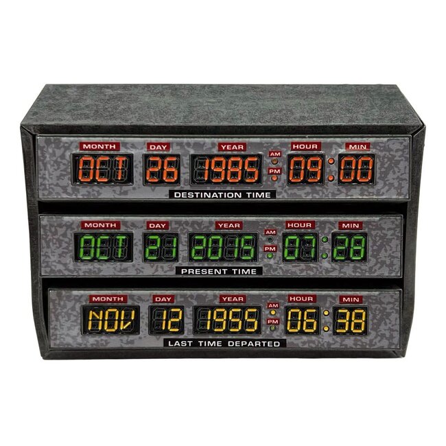 Zurück in die Zukunft Prop Replik 1/1 Time Circuits 10 cm