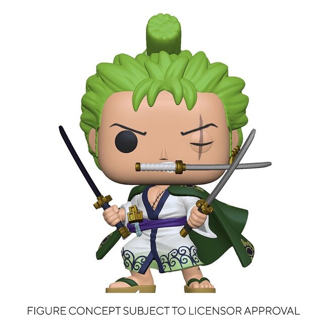 One Piece POP! Television Vinyl Figur Roronoa Zoro 9 cm