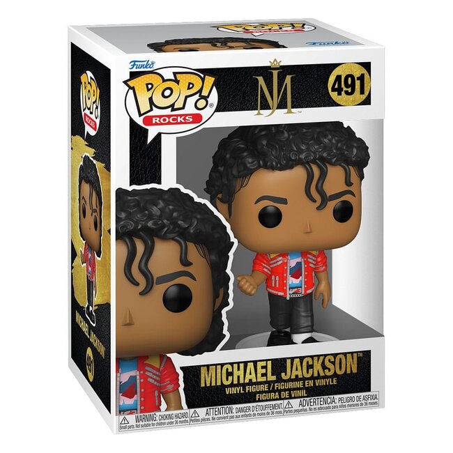 Michael Jackson POP! Rocks Vinylfigur Beat It 9 cm