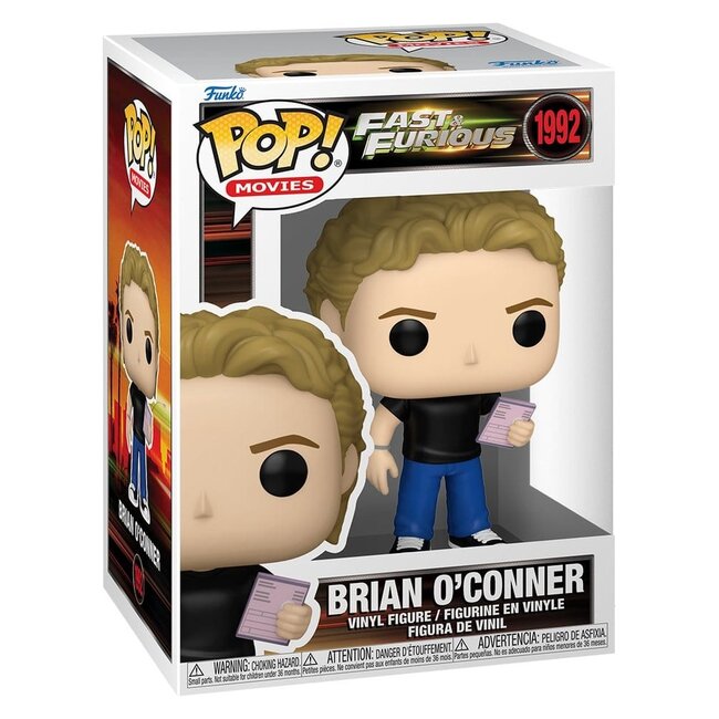 Fast & Furious POP! Movies Vinylfigur Brian O'Conner, 9 cm