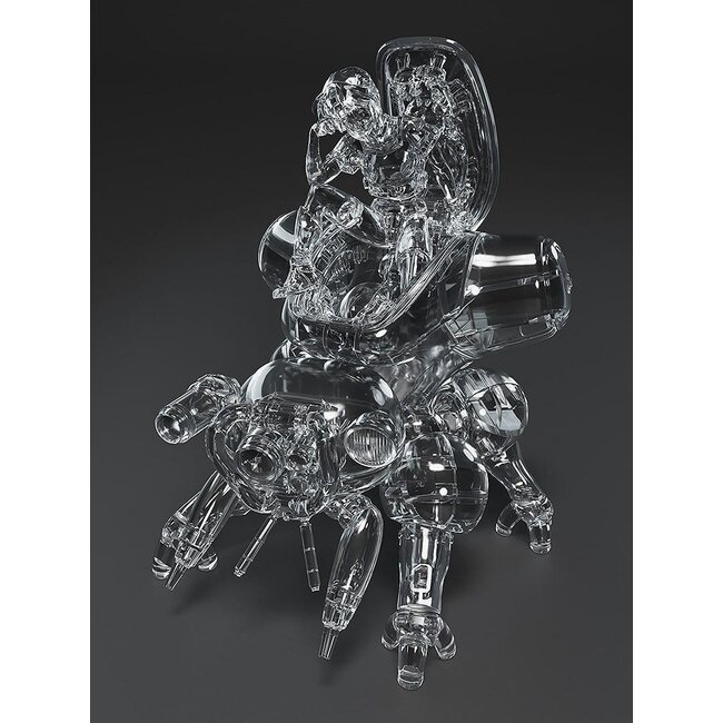 Ghost in the Shell PLAMAX minimum factory Plastic Model Kit Motoko Kusanagi with Fuchikoma: Thermoptic Camouflage Ver. 8 cm