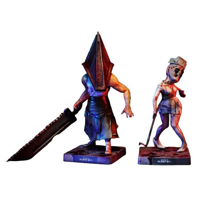 Return to Silent Hill (2026) DefoStyle Figures 2-Pack Pyramid Head 20 cm & Bubble Head Nurse 17 cm