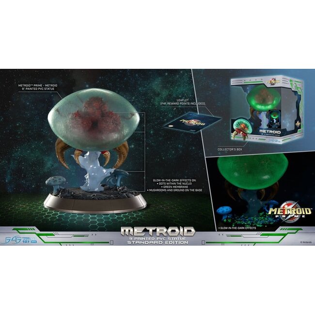 Metroid Prime PVC-Figur Metroid (Standard) (Leuchtet im Dunkeln) 21 cm