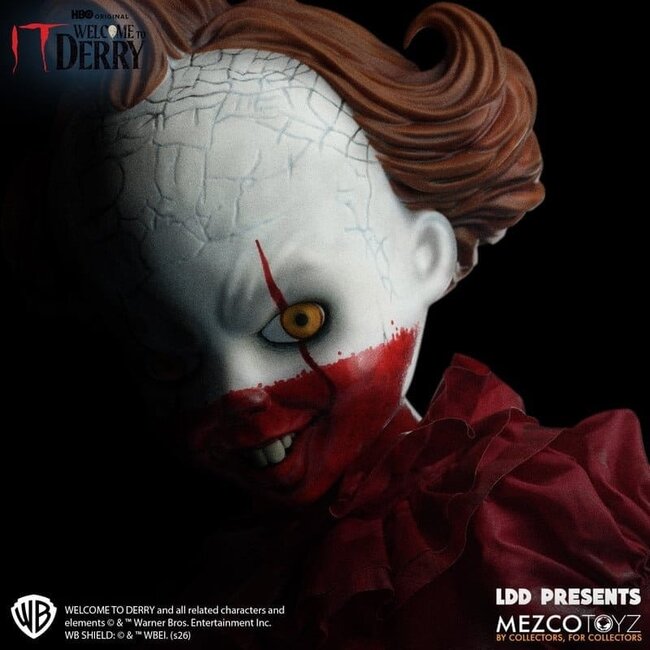 Es: Willkommen in Derry LDD präsentiert die Puppe Pennywise, 25 cm