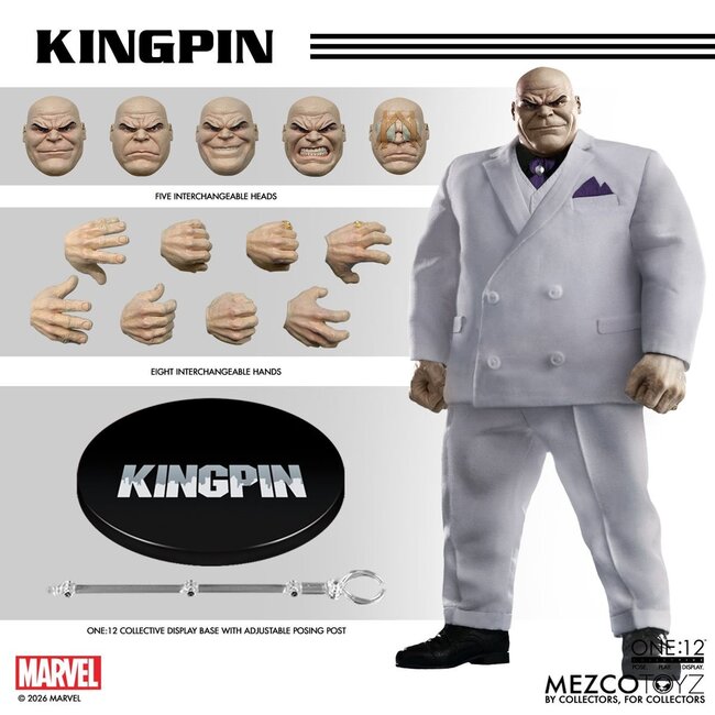 Marvel Comics One:12 Collective Action Figure 1/12 Kingpin 18 cm