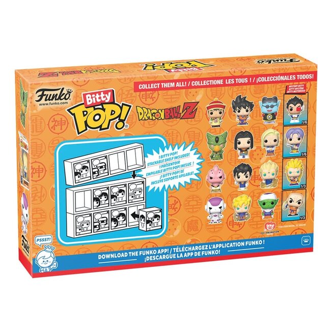 Dragon Ball Bitty POP! Vinylfigur 4er-Pack Serie 2 2,5 cm