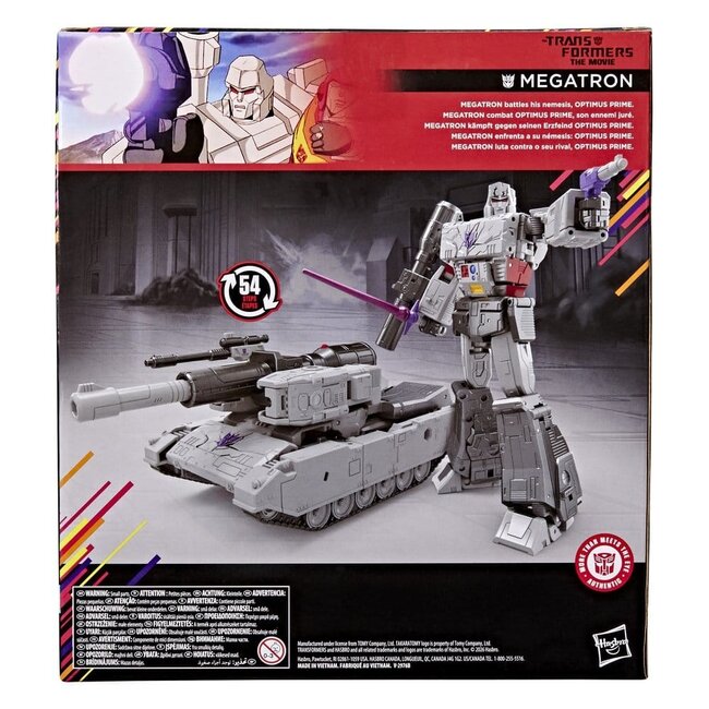 The Transformers: The Movie Studio Series Leader Class Action Figure MTMTE Collection: Megatron 22 cm
