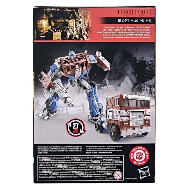 Transformers: Ära des Untergangs Studio Series Voyager-Klasse Actionfigur Optimus Prime 17 cm