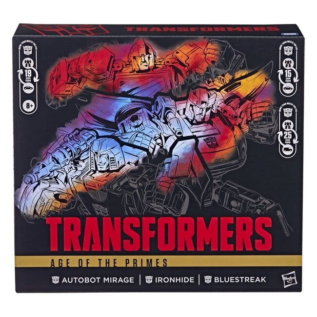 Transformers Age of the Primes Actionfiguren 3er-Pack Autobot Mirage, Bluestreak & Ironhide