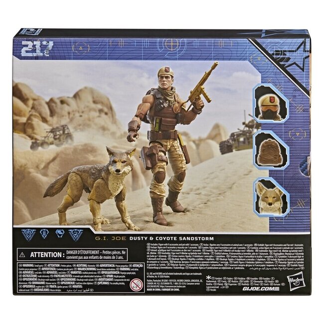 GI Joe Classified Series Actionfigur Nr. 217 Dusty & Coyote Sandstorm 15 cm