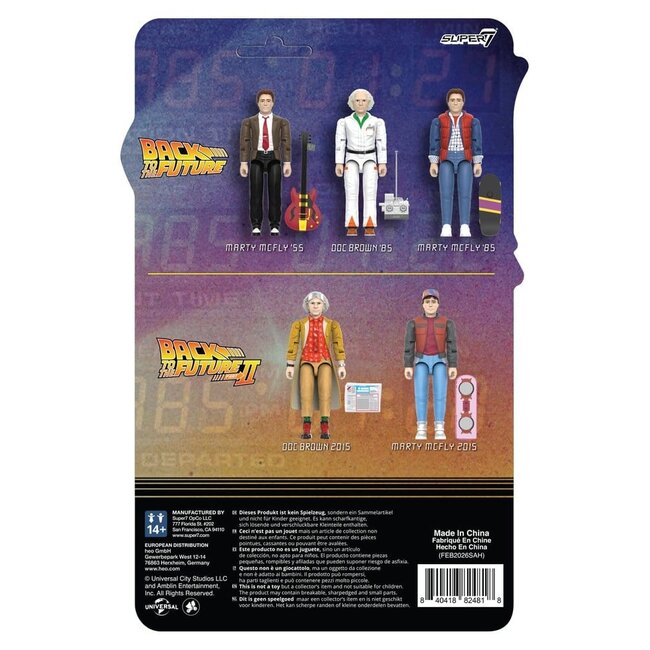 Zurück in die Zukunft ReAction+ Actionfigur Welle 02 Dr. Emmett Brown (2015)