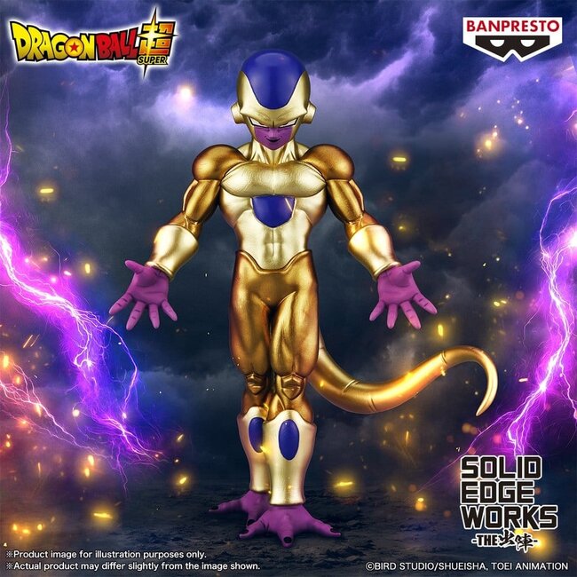 Dragon Ball Super Solid Edge Works PVC-Figur Golden Frieza 17 cm