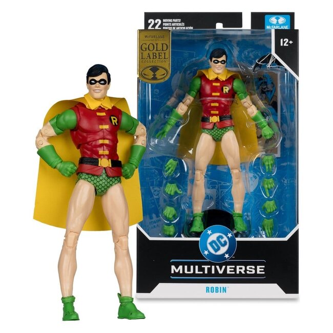 DC Multiverse Actionfigur Robin (Silbernes Zeitalter) (Gold Label) 17 cm