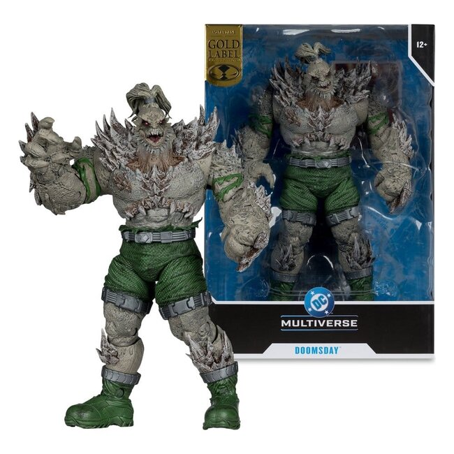 DC Multiverse Mega Actionfigur Doomsday (Tod von Superman) (Gold Label) 24 cm