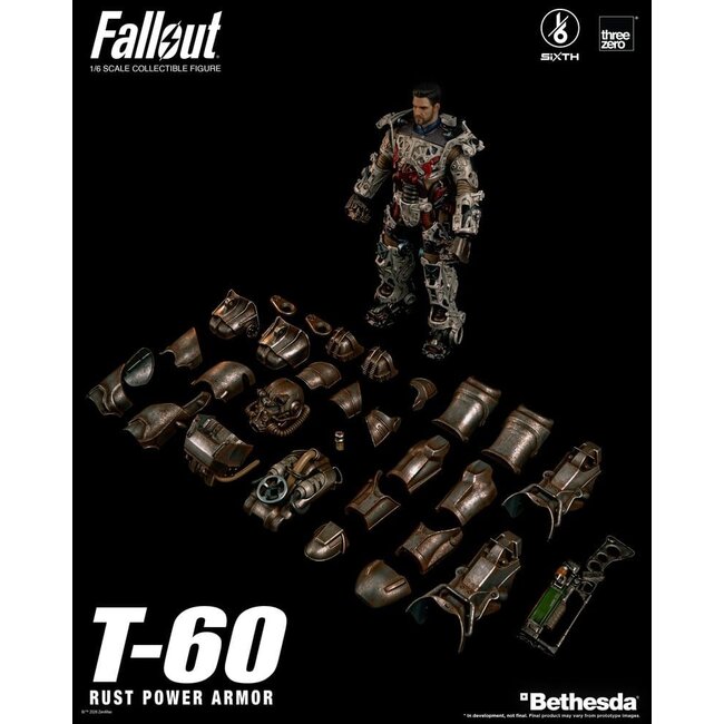 Fallout-Actionfigur 1/6 T-60 Rost-Powerrüstung