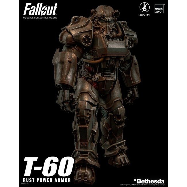 Fallout Action Figure 1/6 T-60 Rust Power Armor