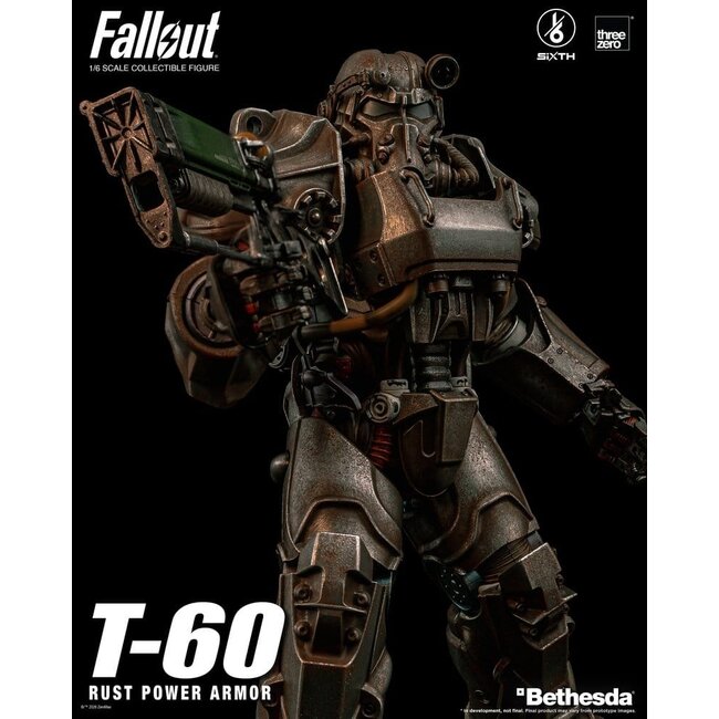 Fallout Action Figure 1/6 T-60 Rust Power Armor