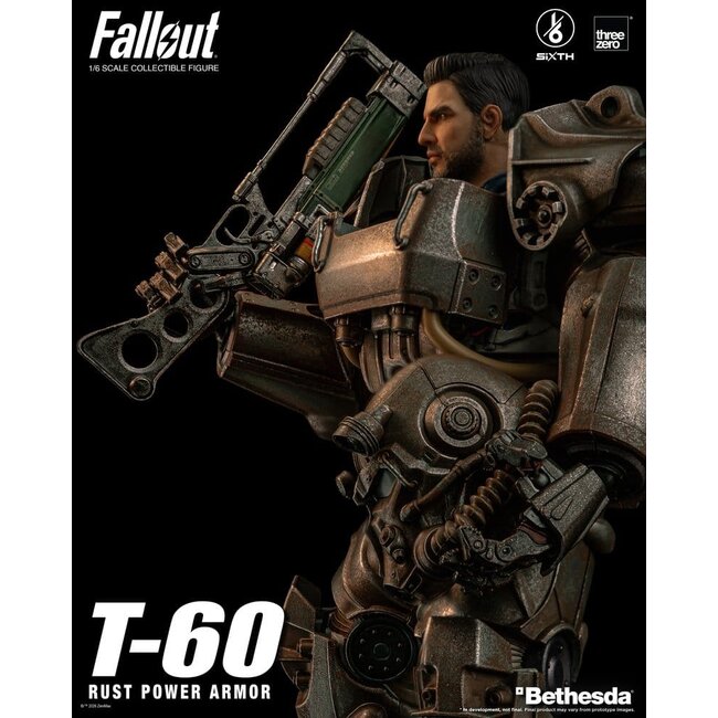 Fallout Action Figure 1/6 T-60 Rust Power Armor