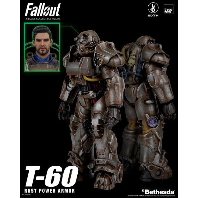 Fallout-Actionfigur 1/6 T-60 Rost-Powerrüstung
