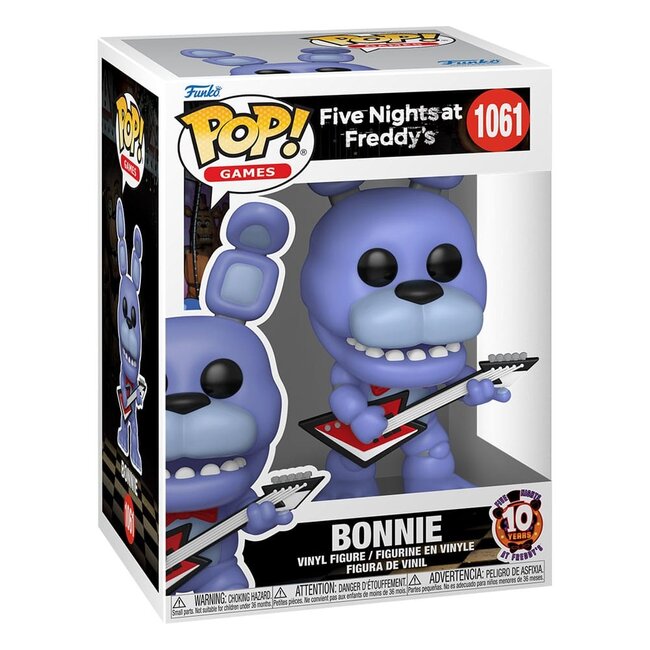 Five Nights at Freddy's POP! Vinylfigur zum 10-jährigen Jubiläum – Bonnie, 9 cm