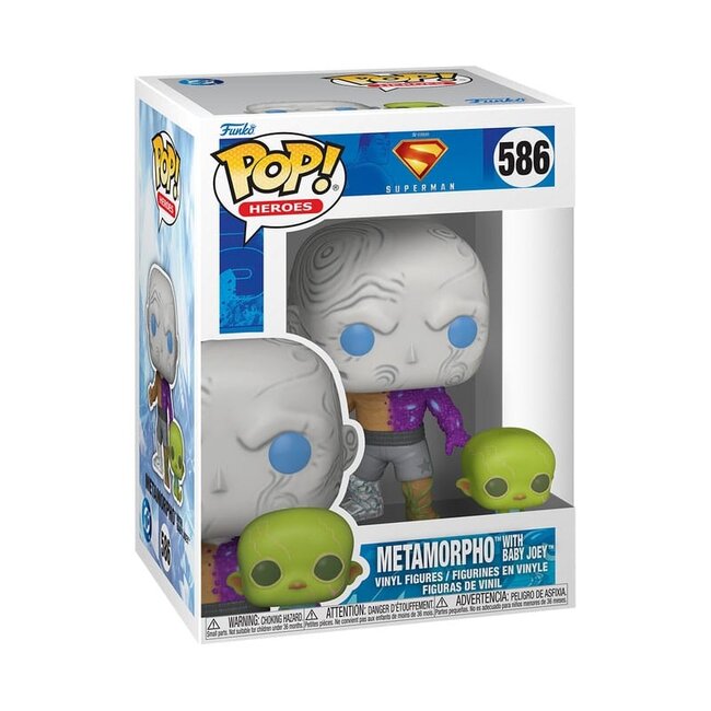 Superman (2025) POP&Buddy! Movies Vinyl Figuren Metamorpho mit Baby Joey 9 cm