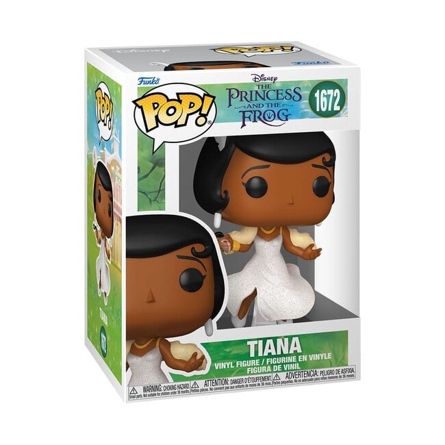 Prinzessin und der Frosch POP! Disney Vinylfigur Tiana mit Glitzer 9 cm