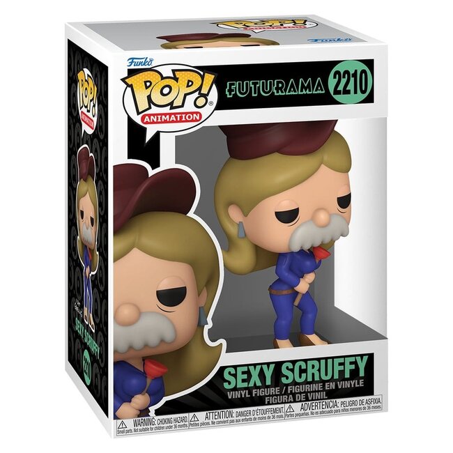 Futurama Pop! Animation Vinylfigur Sexy Scruffy 9 cm