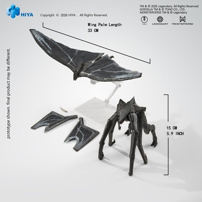 Godzilla (2014) Exquisite Basic Actionfiguren, männliches und weibliches Muto-Set, 16 cm