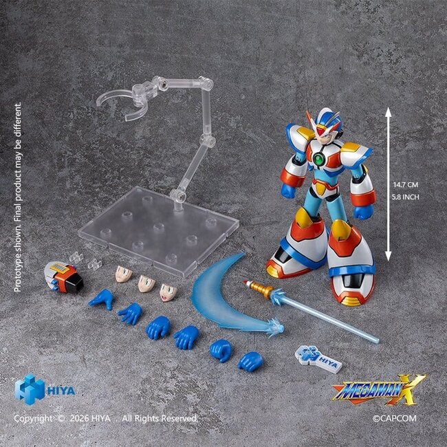 Mega Man Exquisite Basic Actionfigur X Max Rüstung 15 cm