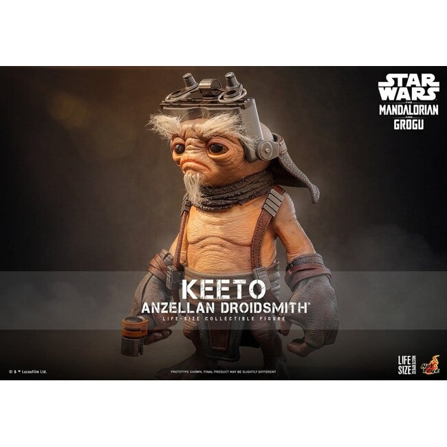Star Wars: The Mandalorian & Grogu – Lebensgroße Meisterwerk-Figur Keeto (Anzellanischer Droidenschmied) 26 cm