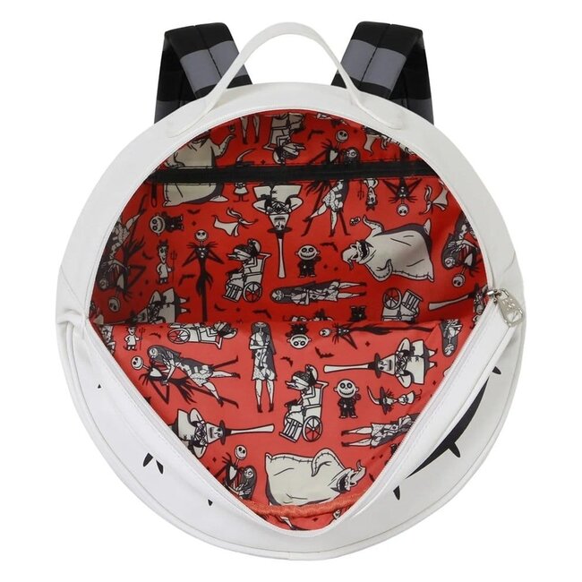 Nightmare before Christmas Runder Schulterrucksack Knochen