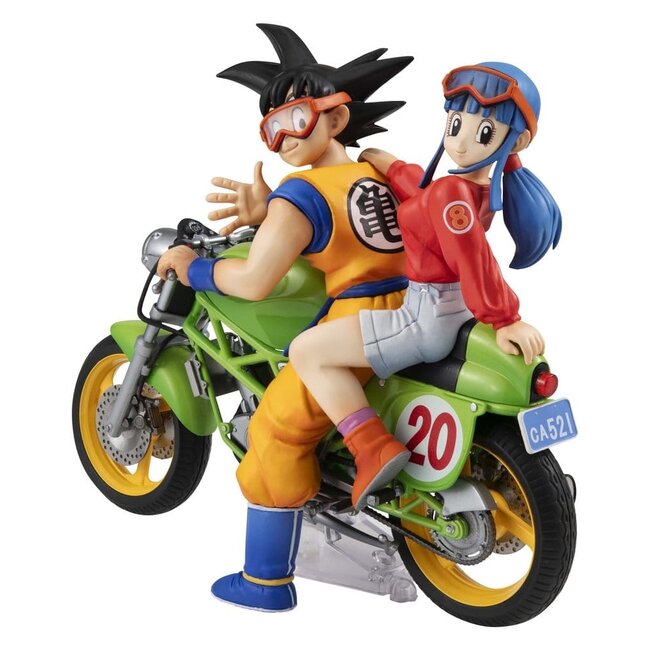 Dragon Ball Z Desktop Real McCoy PVC Figure 05 Son Goku & Chichi Limited Repeat Ver. 15 cm
